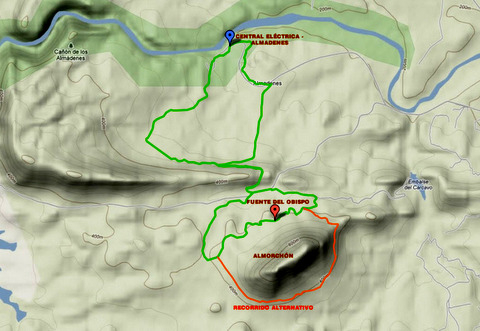 Walking routes Cieza, the PR-MU 25