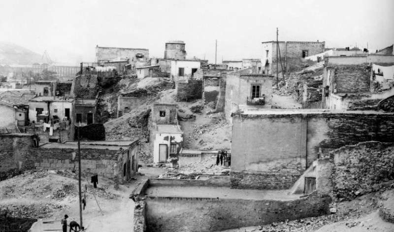 The Roman Forum District museum in the Molinete archaeological park in Cartagena