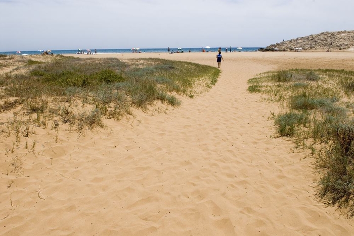 The regional park of Calblanque between Cartagena and Cabo de Palos