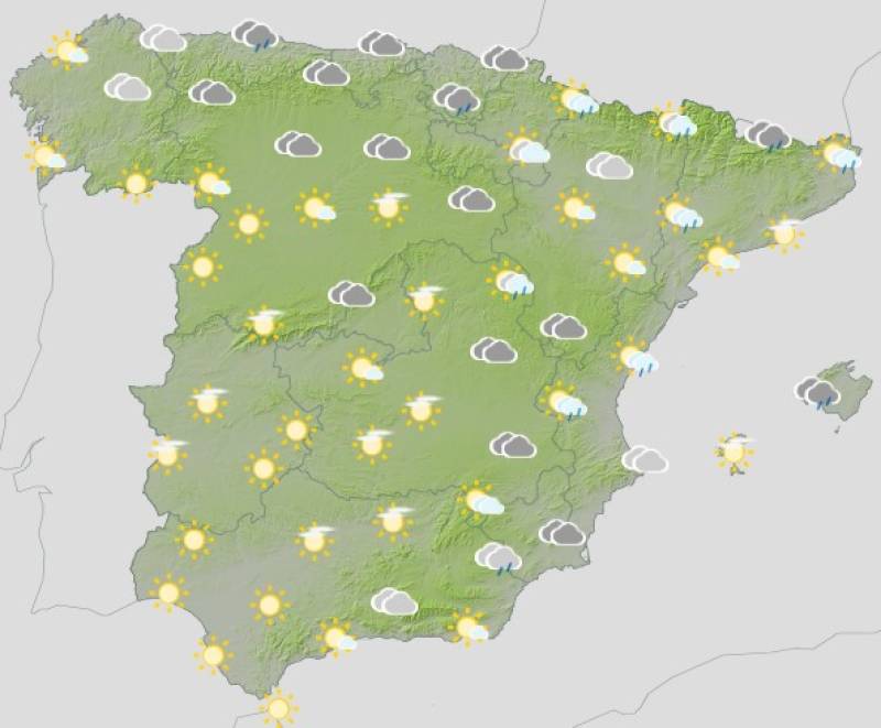 Spain weekly weather forecast September 8-11: Showers in the north and east, sunshine and warmth in the south