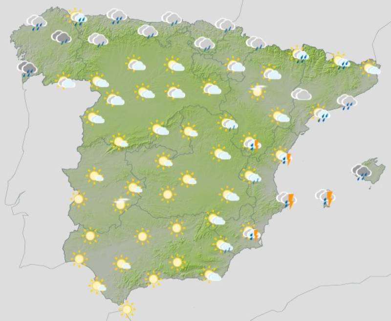 Spain weekly weather forecast September 8-11: Showers in the north and east, sunshine and warmth in the south