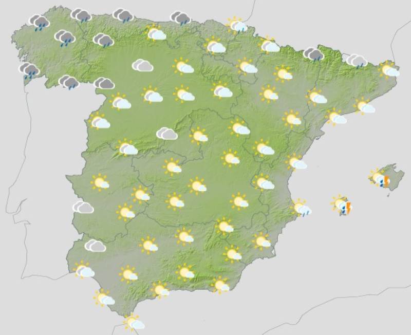 Spain weekly weather forecast September 8-11: Showers in the north and east, sunshine and warmth in the south