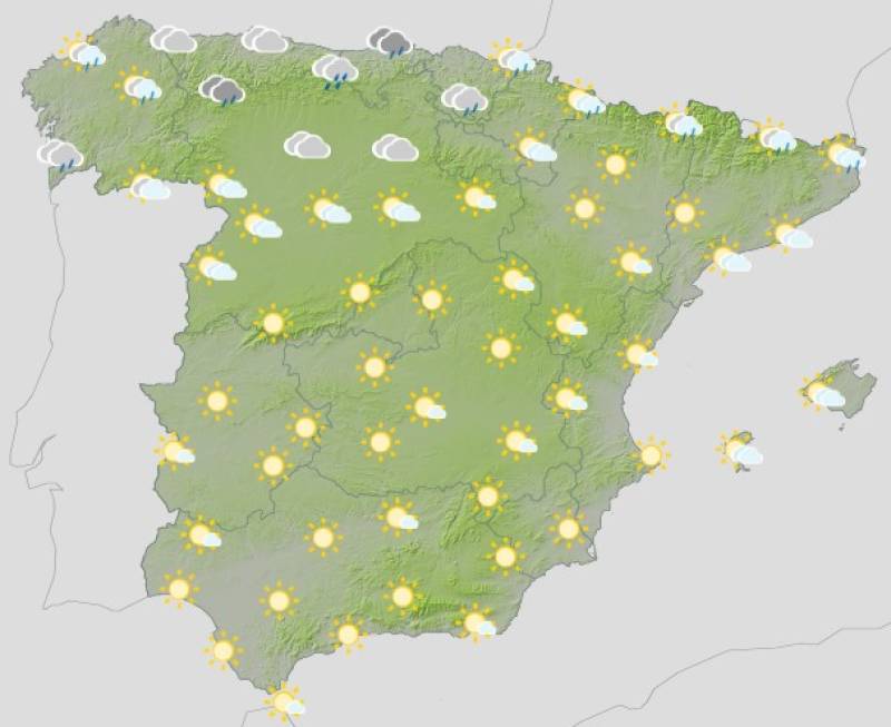 Spain weekly weather forecast September 8-11: Showers in the north and east, sunshine and warmth in the south