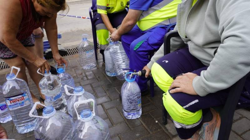 Water bills reduced in Los Alcázares to compensate for the lack of drinking water in October