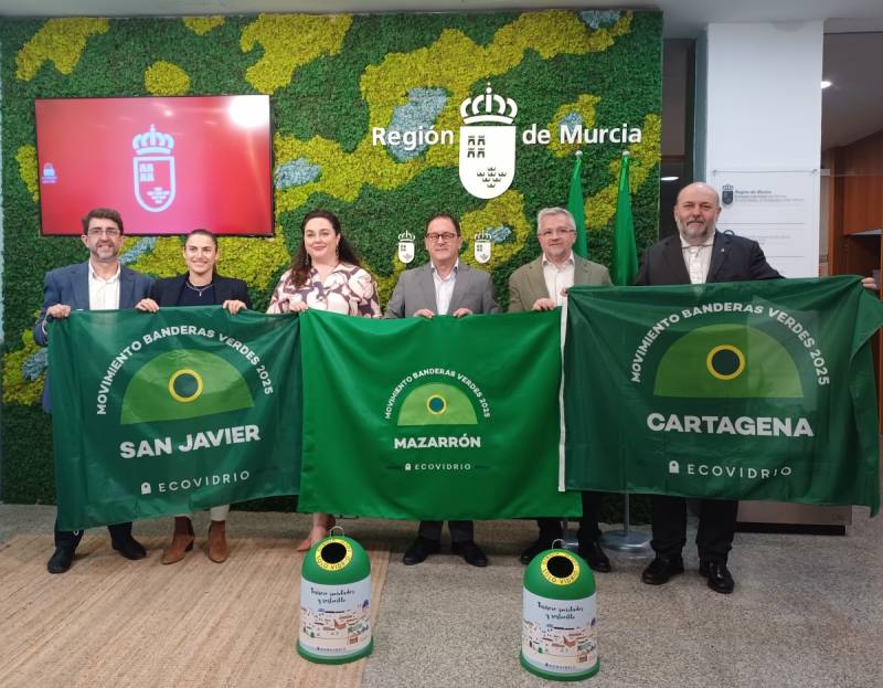Region of Murcia shines with three Green Flags for sustainability