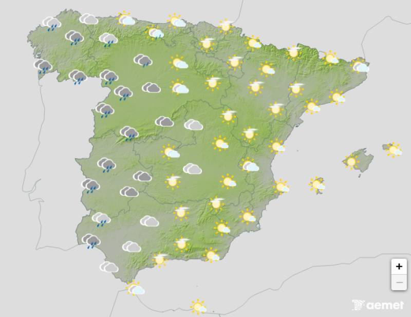 Torrential in the north, dry in the south: Spain weather forecast November 10-13