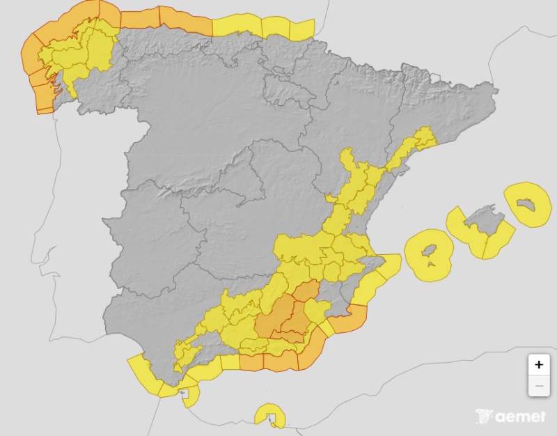 Spain weekend weather forecast January 29-February 1
