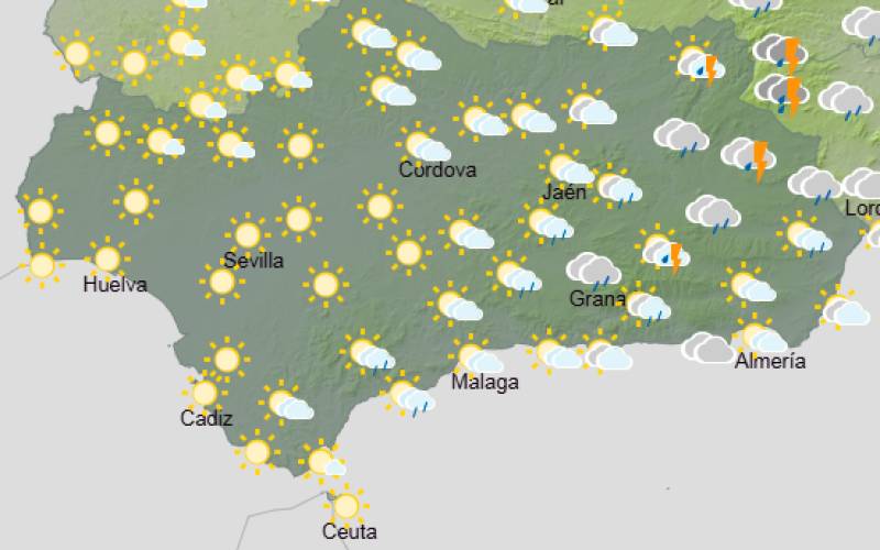 Andalucía weekend weather forecast February 26-March 1: Springlike warmth meets gusty breezes