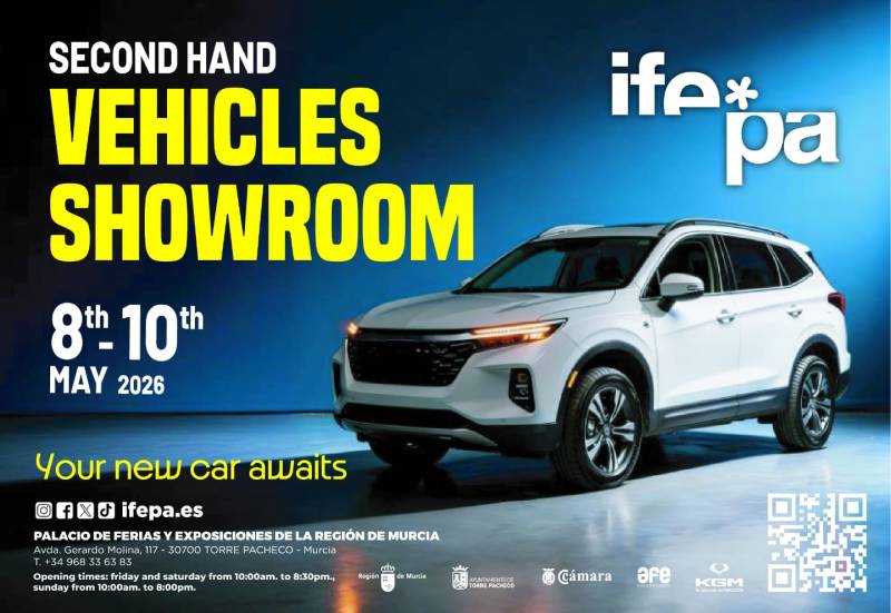 May 8 to 10 Huge second-hand vehicle fair at the IFEPA venue in Torre Pacheco