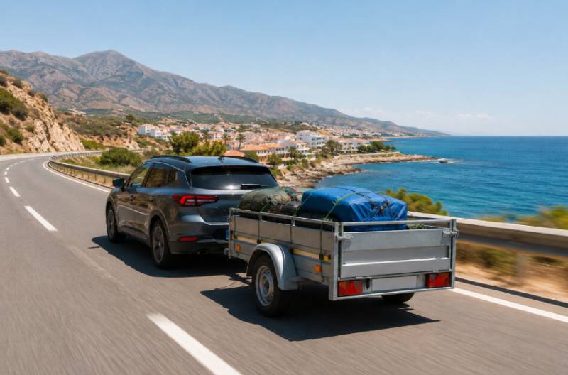 Everything you need to know about towing a trailer legally in Spain this summer