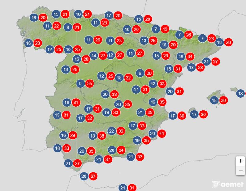 Spain weather forecast June 1-4: Heat eases but storms return