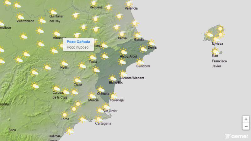 Mostly sunny skies and rising temperatures: Alicante weekend weather June 11-14