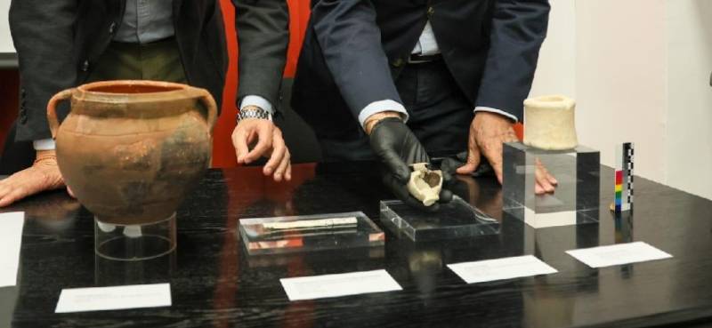 Four new pieces go on display at the archaeological museum of Lorca
