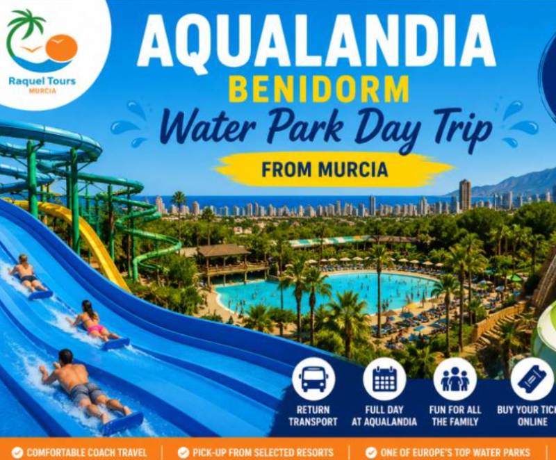 Raquel Tours Murcia makes a splash with day trips to Aqualandia Benidorm