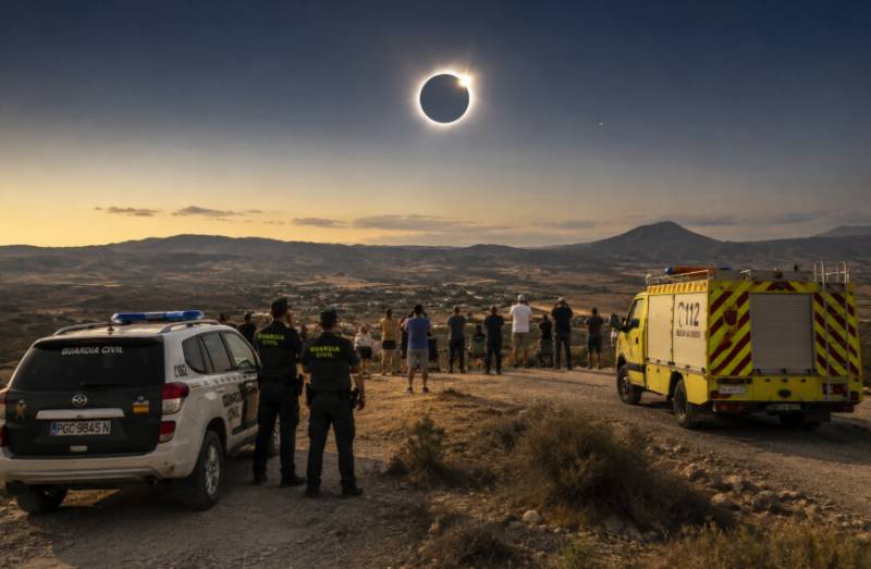 Murcia prepares for eclipse with 500 extra personnel and forest restrictions