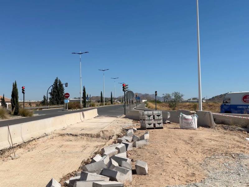 Long-awaited third lane returns to Murcia's Costera Norte