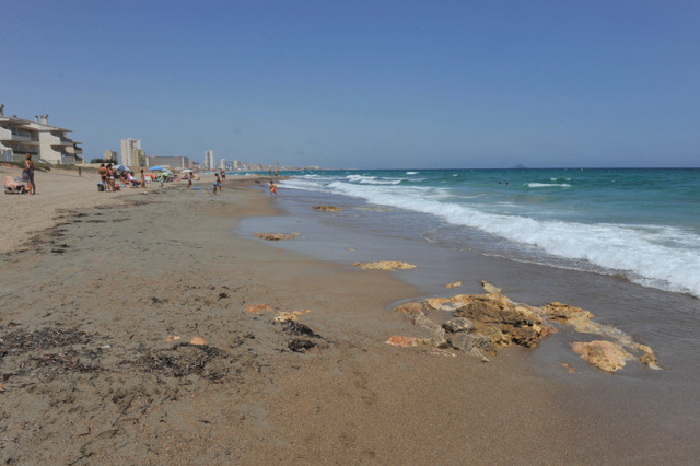 Overview of the beaches of Cabo de Palos