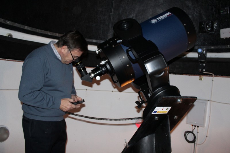 The astronomical observatory of Cabezo de la Jara in Puerto Lumbreras