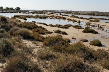 The Las Salinas visitors centre in San Pedro del Pinatar